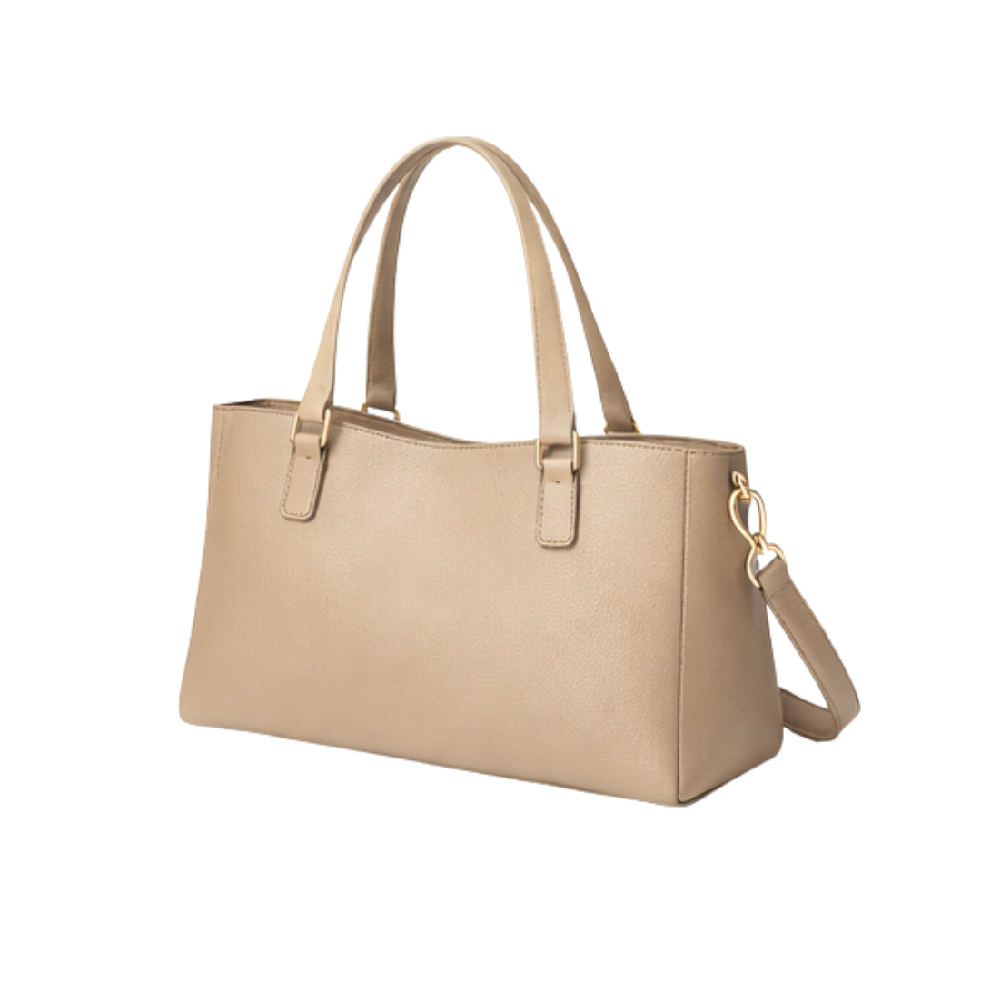 Women's Classic Everyday Tote Bag Durable Faux Leather Handbag